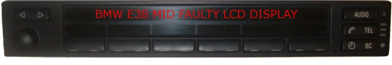BMW E38 Radio MID display LCD Pixel Repair Non Bond Ribbon